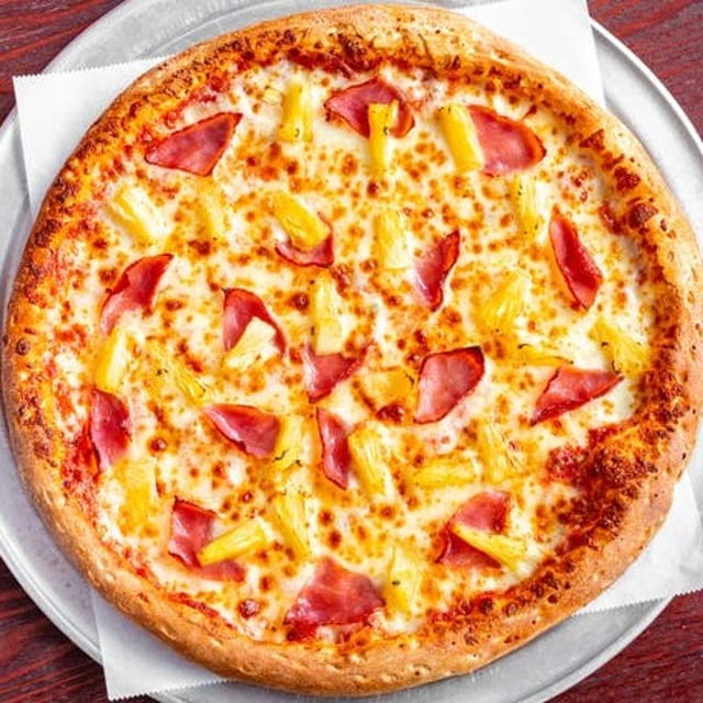 Extra Large Hawaiian Pizza.