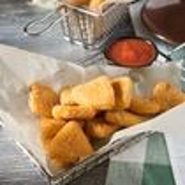 Mac and Cheese Bites.