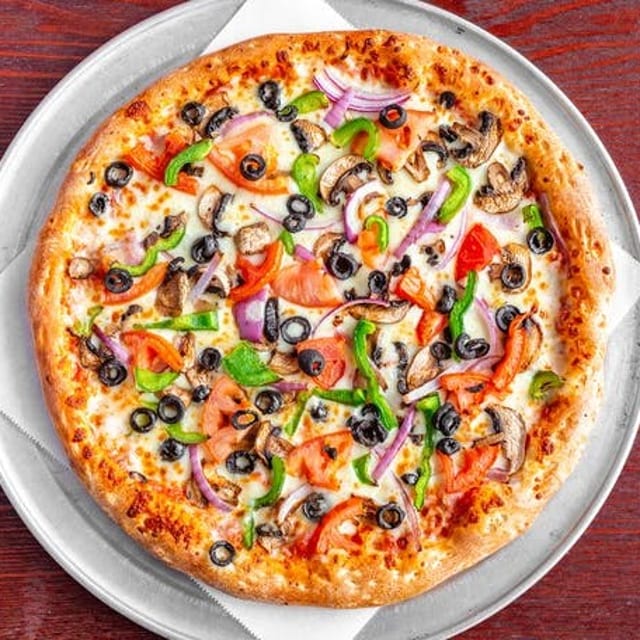 Extra Large Vegetarian Pizza.