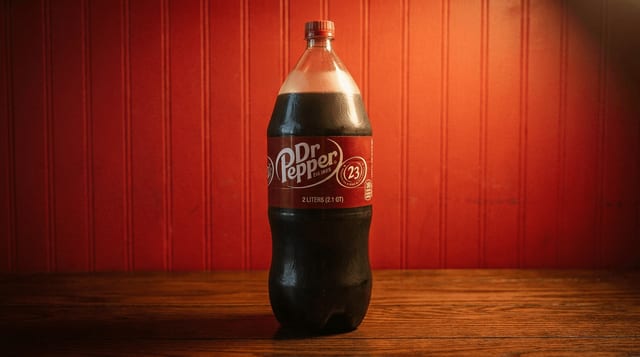 2 Liter Dr Pepper.