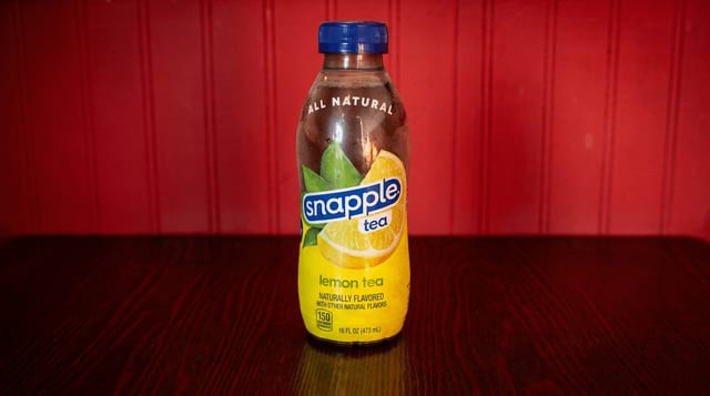 Snapple Lemon Tea.