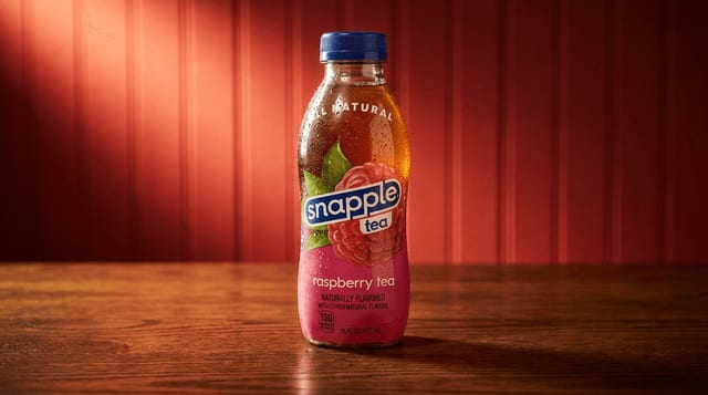 Snapple Raspberry Tea.